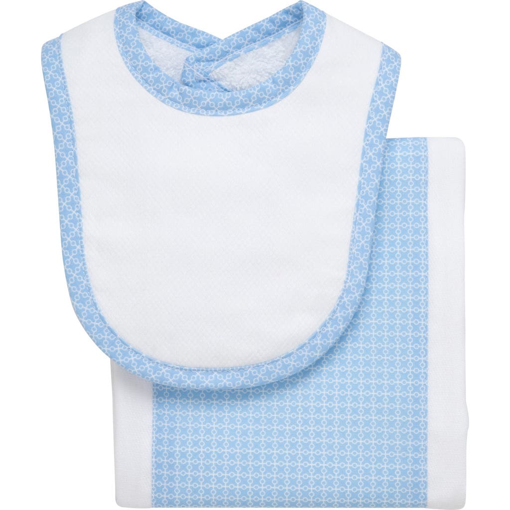 3 Marthas Dot Drooler Bib & Burp Set