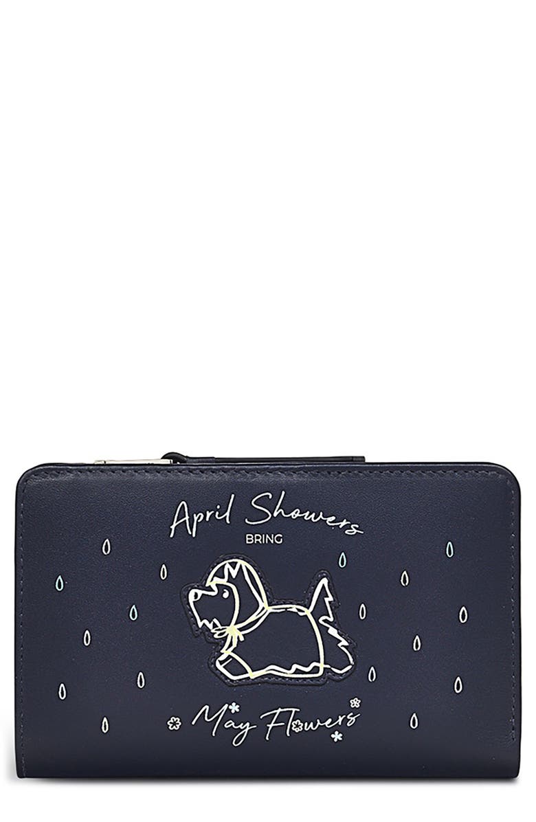 Radley April Showers Medium Bifold, Main, color, Ink