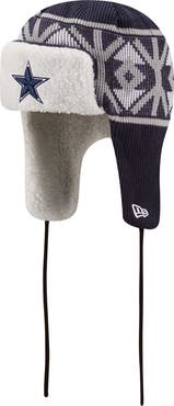 New Era Men's New Era Navy Dallas Cowboys Knit Trapper Hat