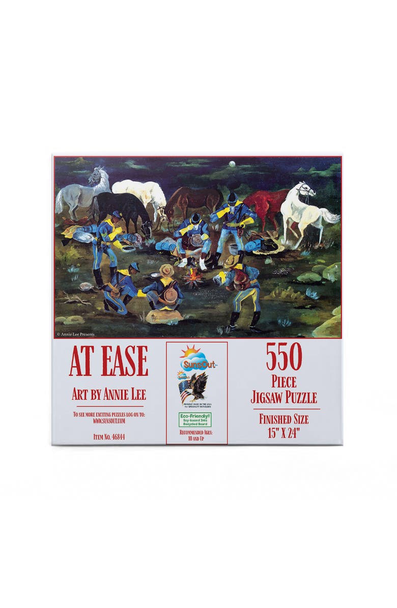 Sunsout At Ease Buffalo Soldiers 550 piece Jigsaw Puzzle for Adults, Alternate, color, Multicolor