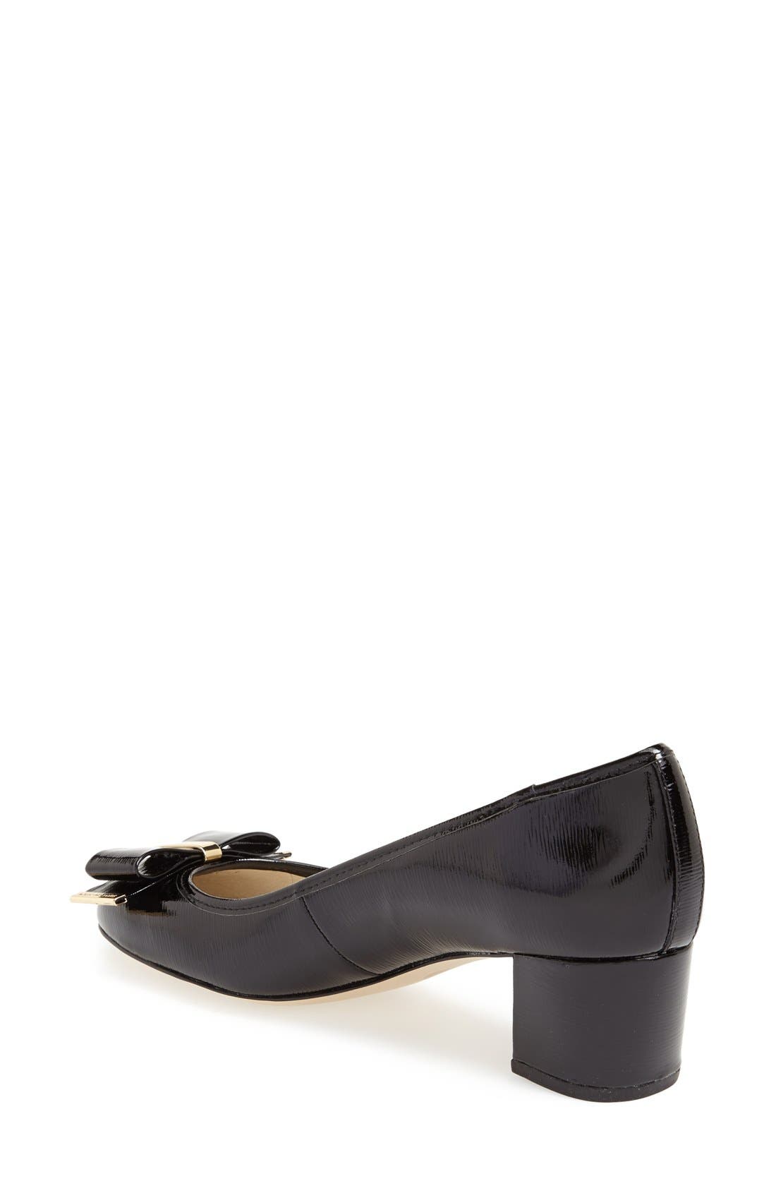 'Kiera' Pump, Alternate, color, BLACK