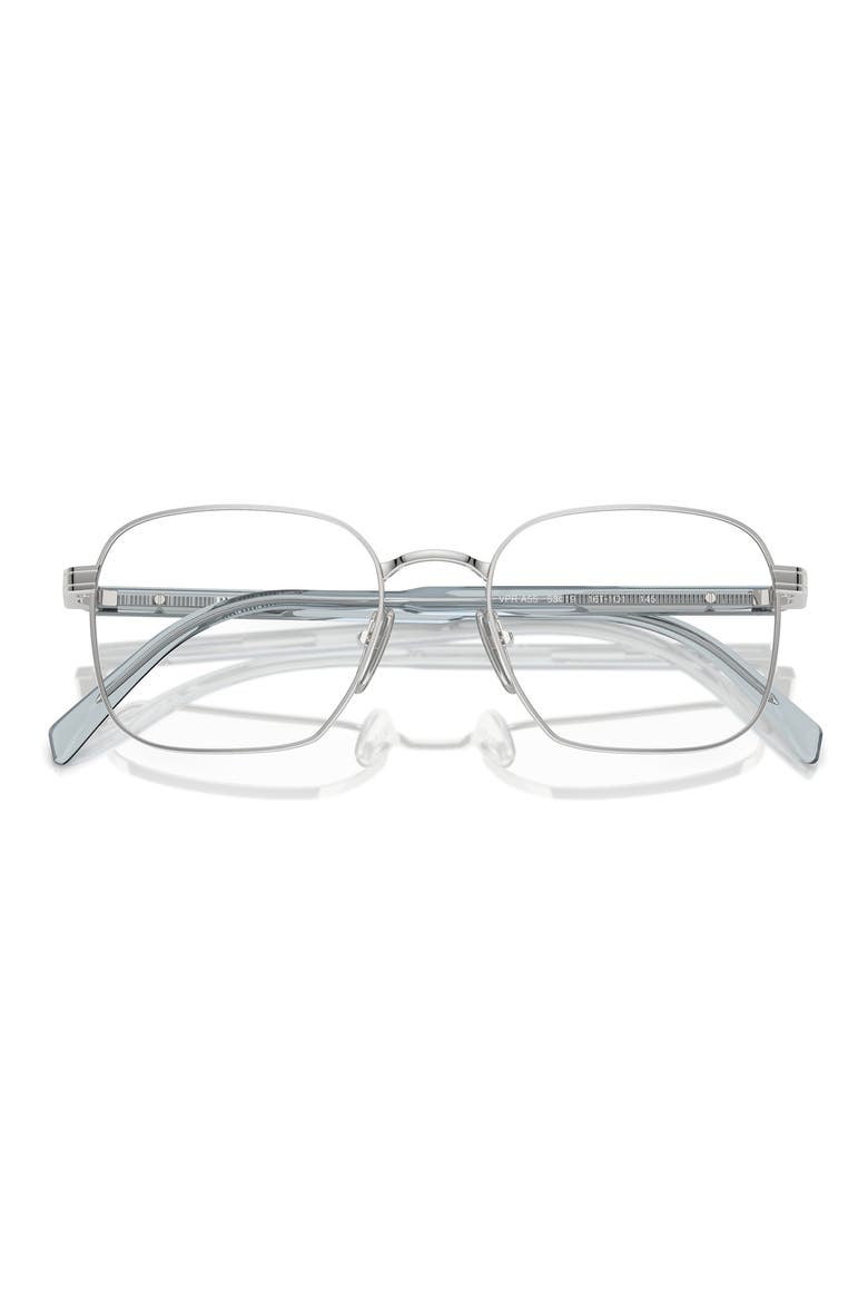 53mm Rectangular Optical Glasses, Alternate, color, SILVER