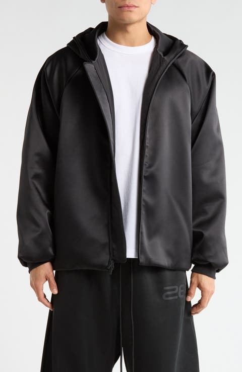 Satin Bomber Jacket