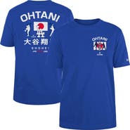 New Era Men's New Era Shohei Ohtani Royal Los Angeles Dodgers Japan Flag T-Shirt