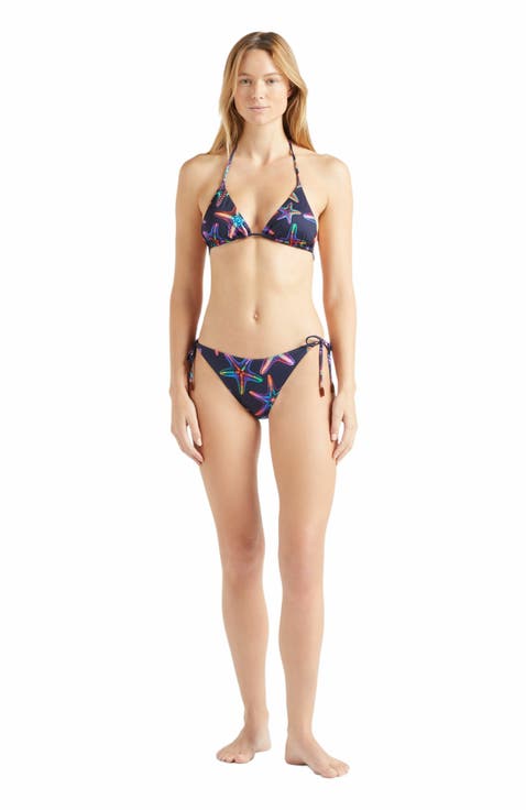 Women's Disco Stars Triangle Bikini Top