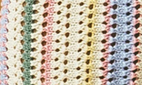 Blanknyc Open Stitch Sweater Shorts In Multi