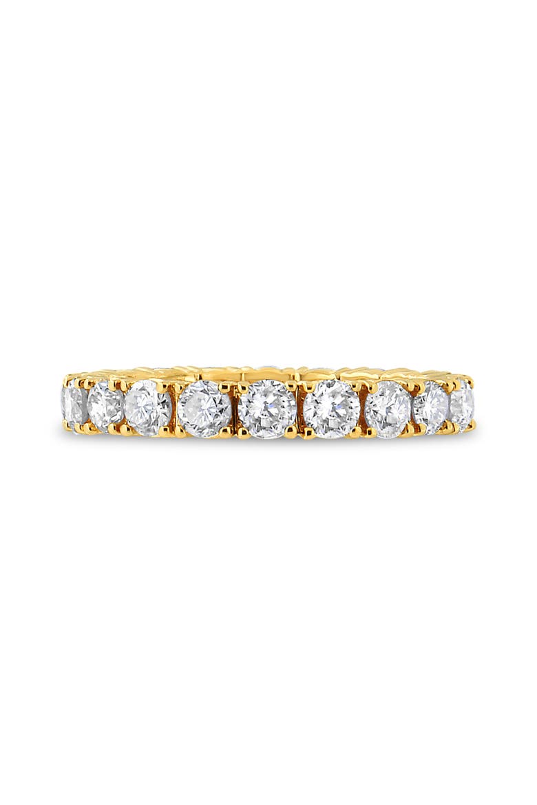 14K Yellow Gold 2.00 Cttw Round Cut Diamond Eternity Band, Alternate, color, Yellow Gold