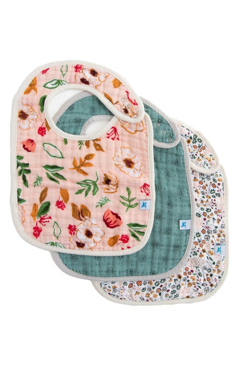 3-Pack Classic Cotton Muslin Bibs