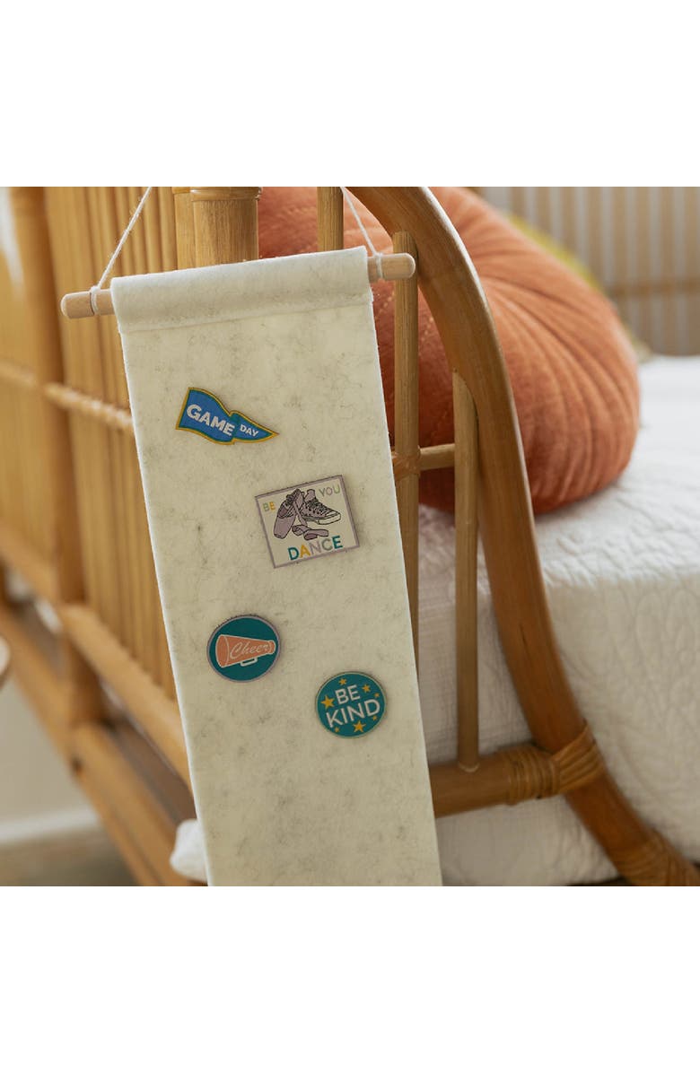 Parker Kids Co. Patch Banner, Alternate, color, White