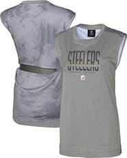 Outerstuff Women's Gray Pittsburgh Steelers No Sweat Tank Top