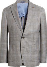 Peter Millar Crown Crafted Pearce Tailored Fit Plaid Soft Sport Coat