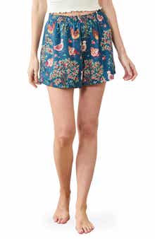 Hen House Satin Boxer Shorts