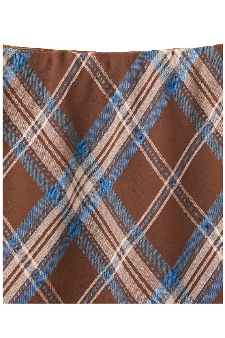 Check Midi Skirt, Alternate, color, BROWN