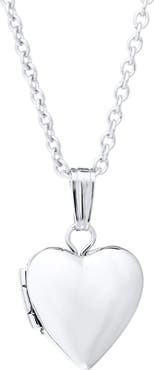 Mignonette Sterling Silver Locket Necklace