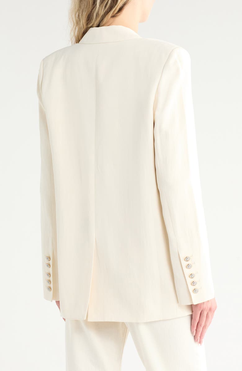 TWP Sweet Pea Peak Lapel Blazer, Alternate, color, Bone