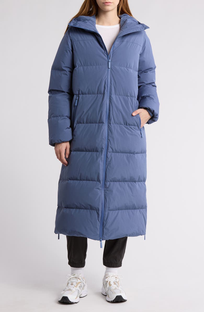 Sweaty Betty Nimbus Longline Waterproof Puffer Parka, Main, color, 