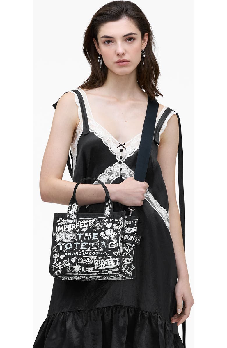 Marc Jacobs The Small Canvas Tote, Alternate, color, Black Multi