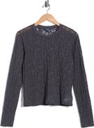 Splendid Burnout Long Sleeve Shirt