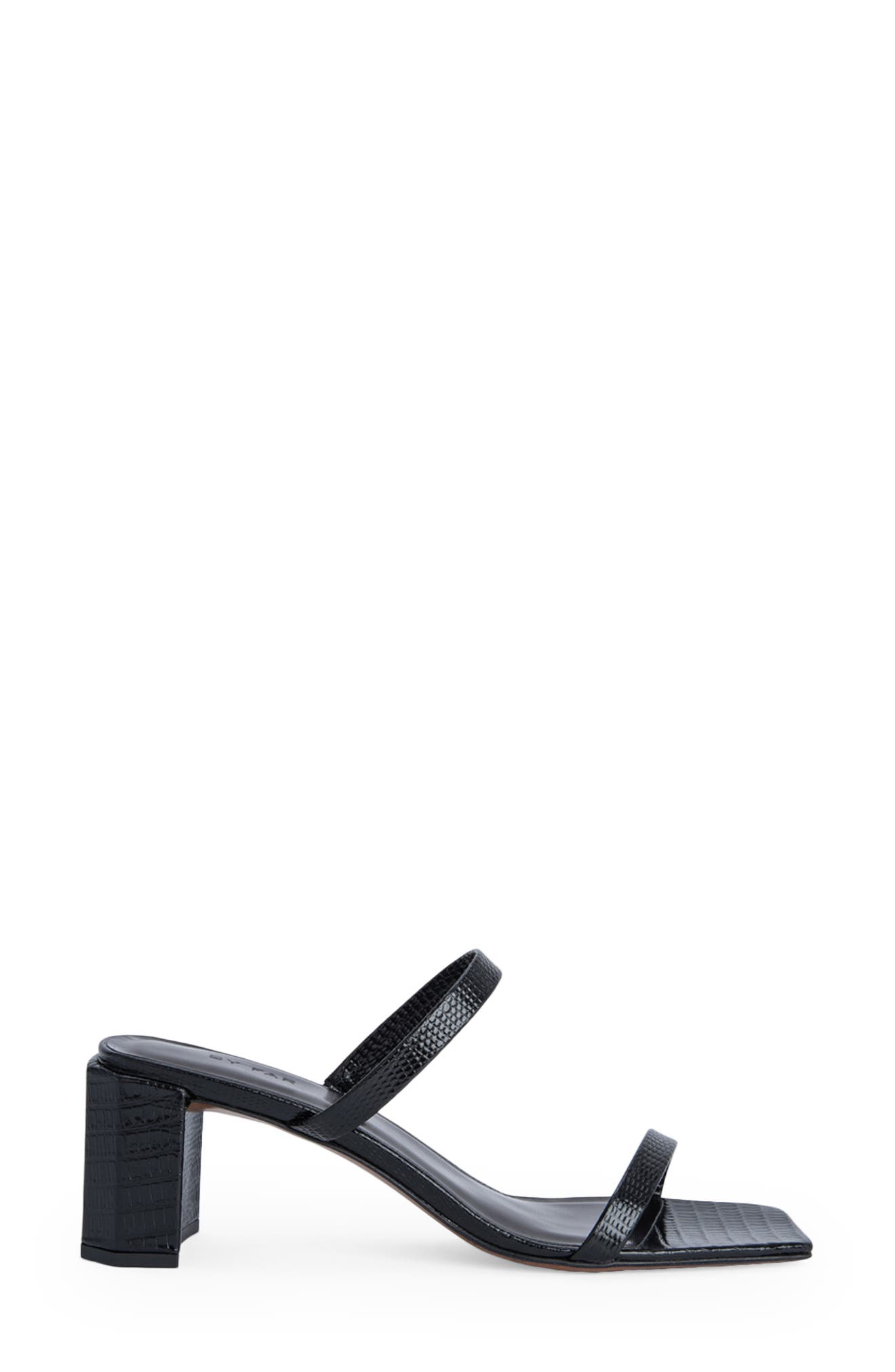 By Far Tanya Strappy Square Toe Sandal, Alternate, color, 