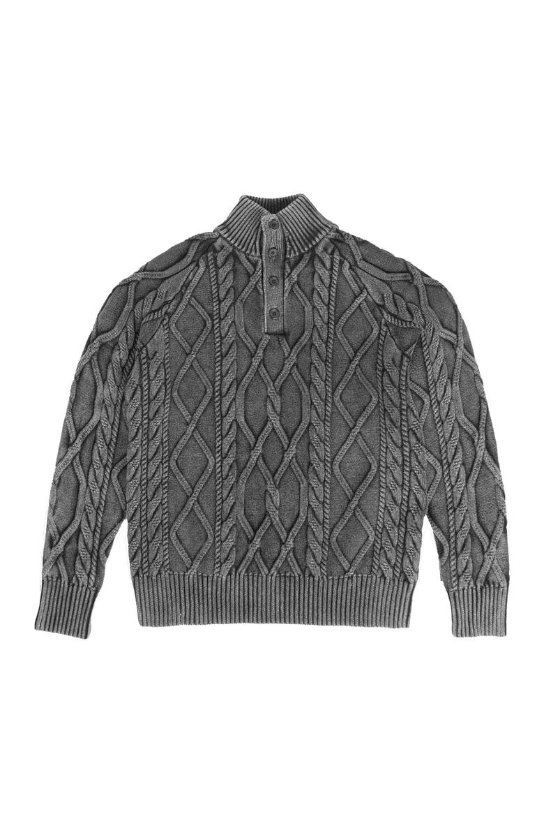 SER.O.YA Lucas Acid Cable High Neck Sweater, Alternate, color, 