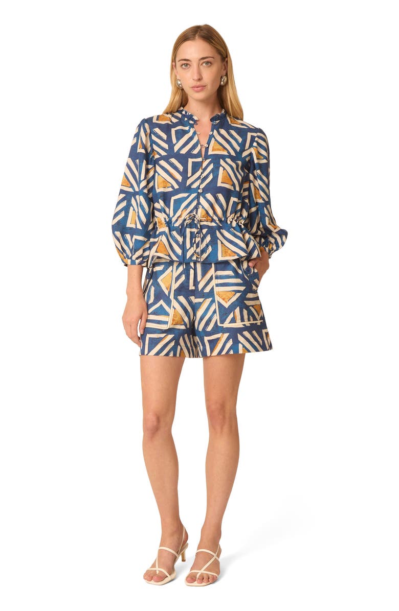 Gilner Farrar Iman Blouse, Main, color, Metropolis