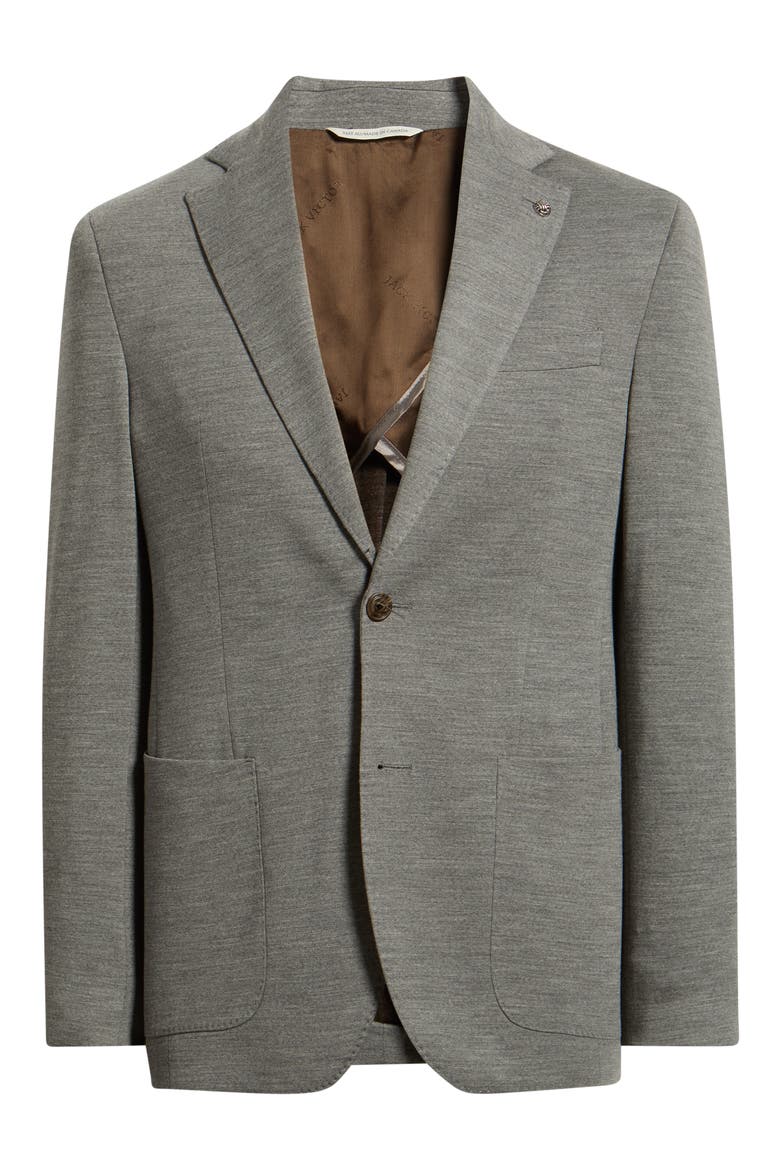 Hartford Wool Herringbone Knit Sport Coat, Alternate, color, BLUE