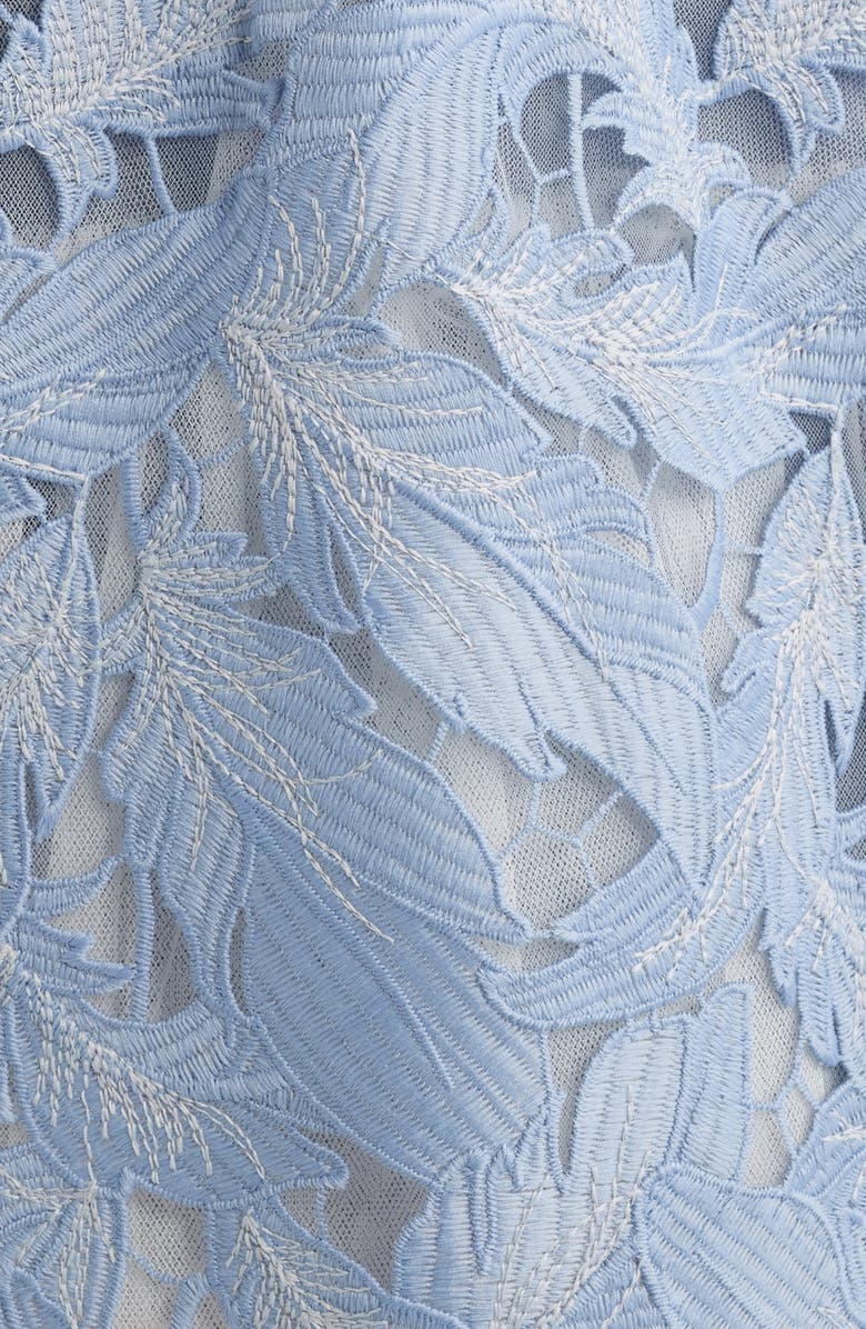 Lucy Paris Micah Lace Minidress, Alternate, color, Periwinkle