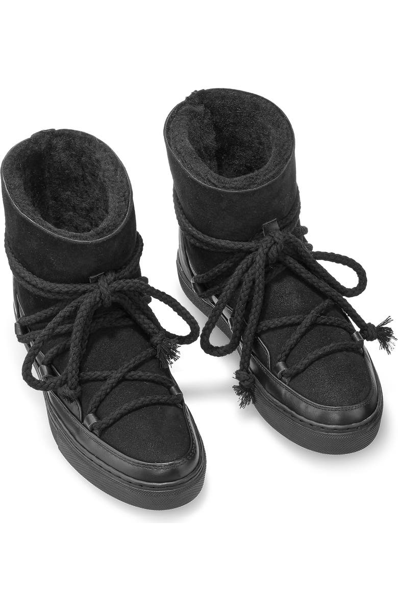 INUIKII Classic Genuine Shearling Lined Sneaker Bootie, Alternate, color,