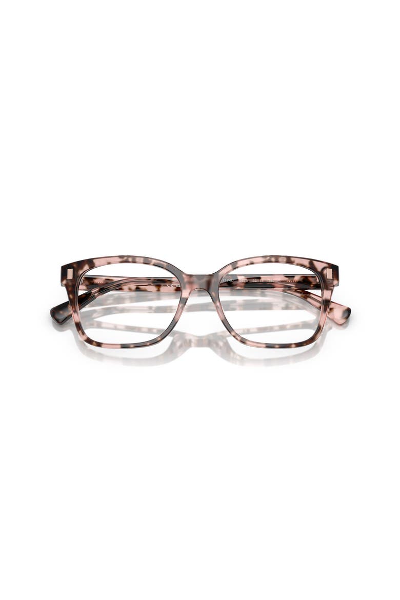 53mm Rectangle optical glasses, Alternate, color, Pink