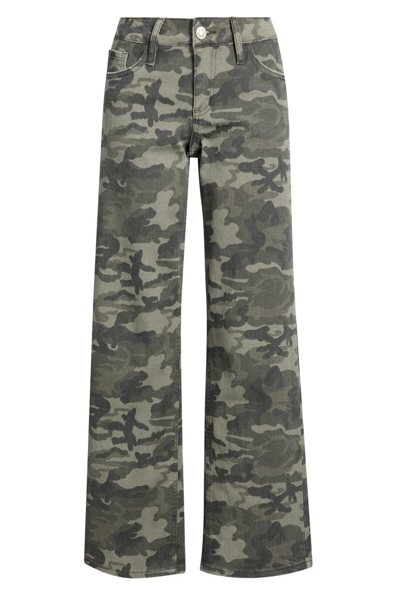 Britney Camo Low Rise Wide Leg Jeans, Alternate, color, VTCAM - VINTAGE CAMO