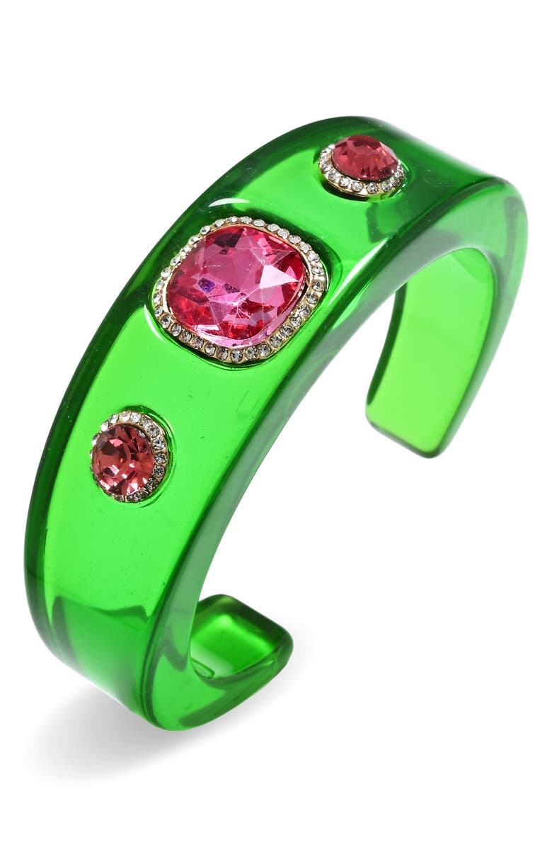 EYE CANDY LOS ANGELES Gisella Cuff, Alternate, color, Green