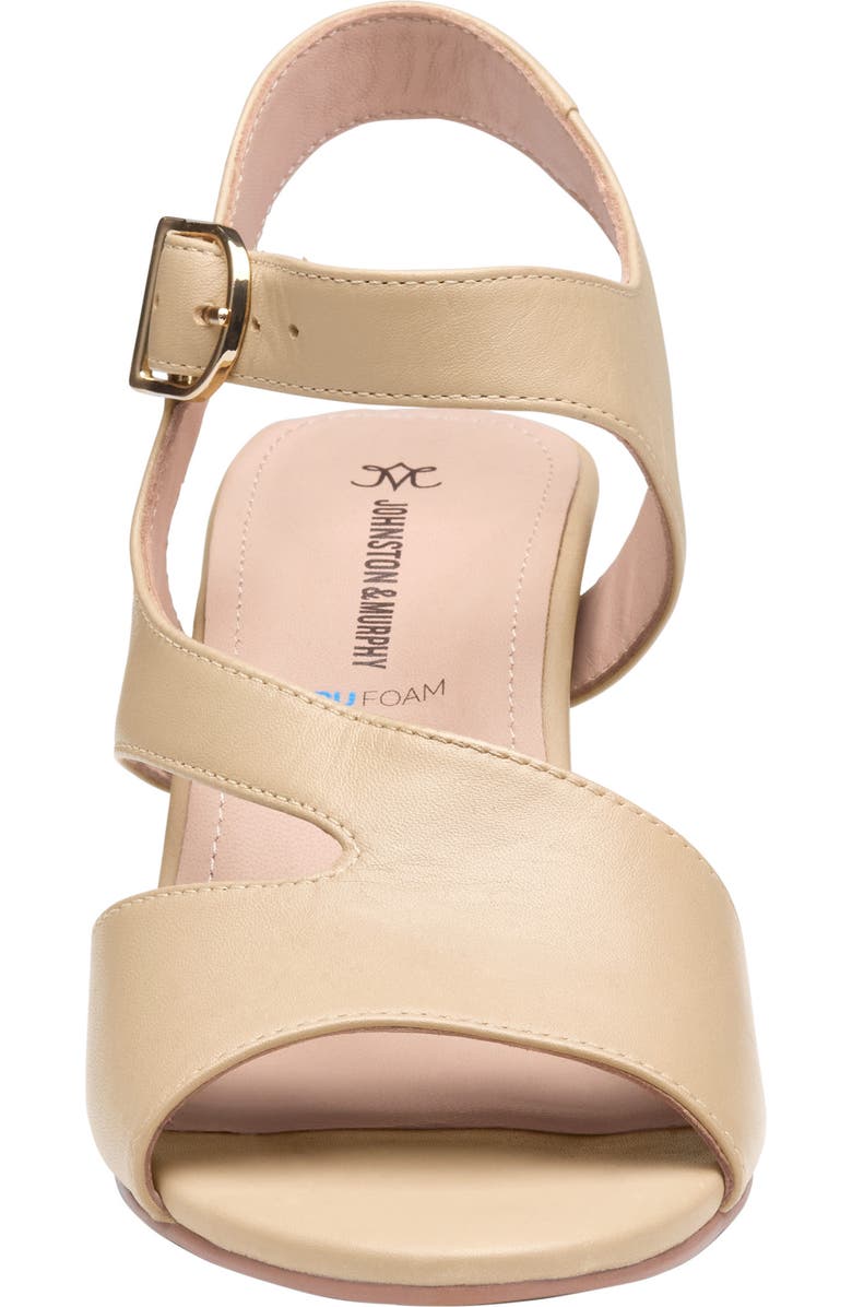 Johnston & Murphy Samantha Slingback Sandal, Alternate, color, Sand Nappa Leather