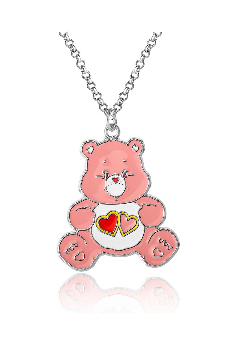 Care Bears BFF Necklace for 2 with Grumpy Bear and Love-a-Lot Bear, Alternate, color, Multi