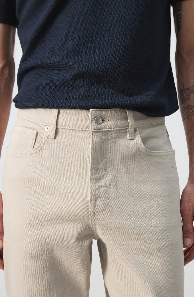 MANGO Ben Tapered Jeans, Alternate, color, Sand