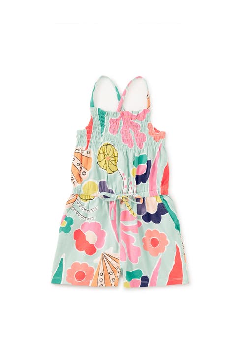 Smocked Strappy Romper (Little Kid, Big Kid)