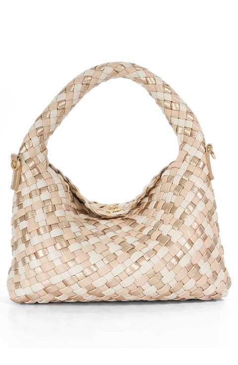 Dinkydeliberate Woven Top Handle Bag