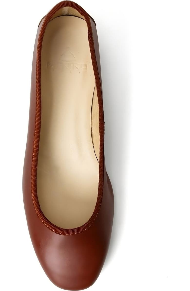 Menina Step Isa Leather Ballet Flat, Alternate, color, Tan