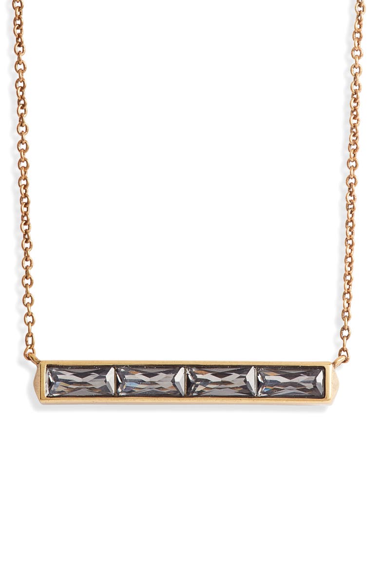 Jack Pendant Necklace, Main, color, VINTAGE GOLD CHARCOAL GRAY