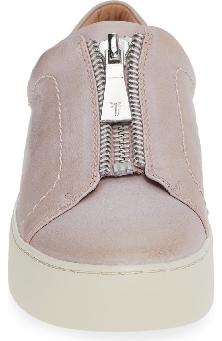 Frye Lena Zip Platform Sneaker, Alternate, color, Lilac