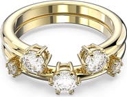 Swarovski Set of 2 Constella Rings