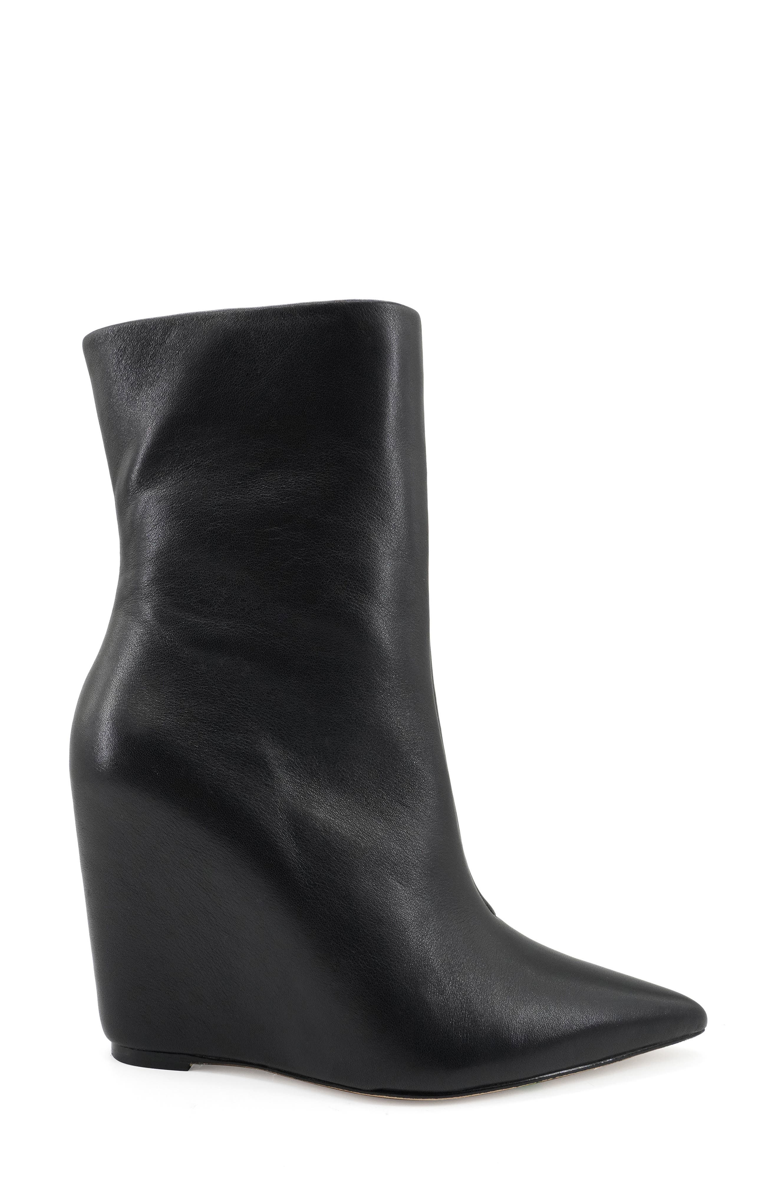 ZIGI Germany Pointed Toe Wedge Bootie, Alternate, color, 