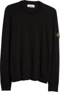 Stone Island Compass Logo Virgin Wool Sweater