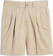 Berle Charleston Khakis Pleated Chino Shorts