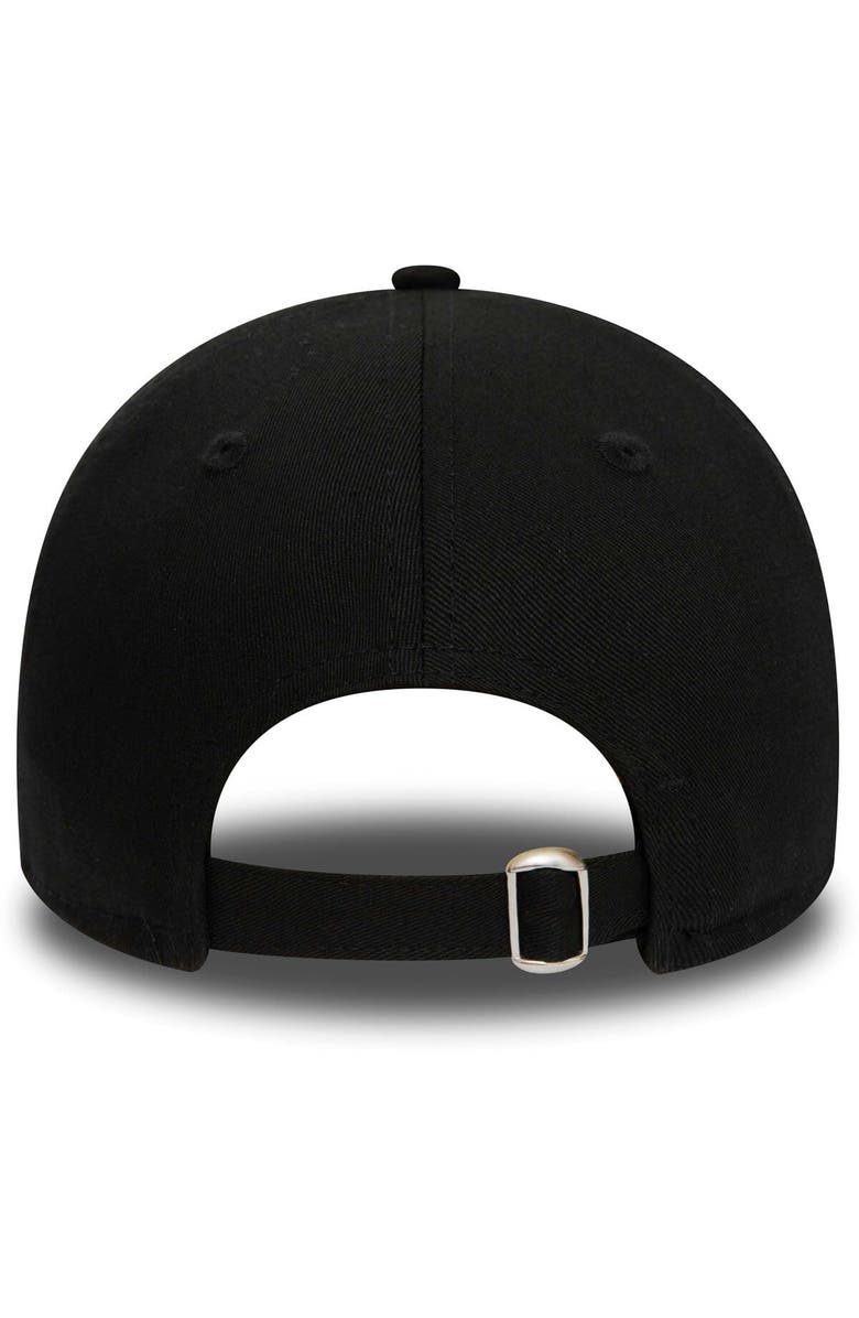 New Era Men's New Era Black AC Milan Wordmark 9TWENTY Adjustable Hat, Alternate, color,