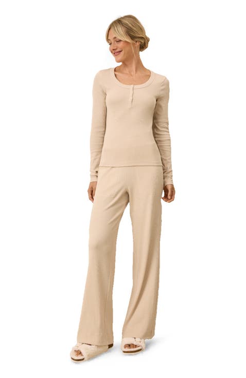 Dream Rib Slim Henley Made with Organic Cotton