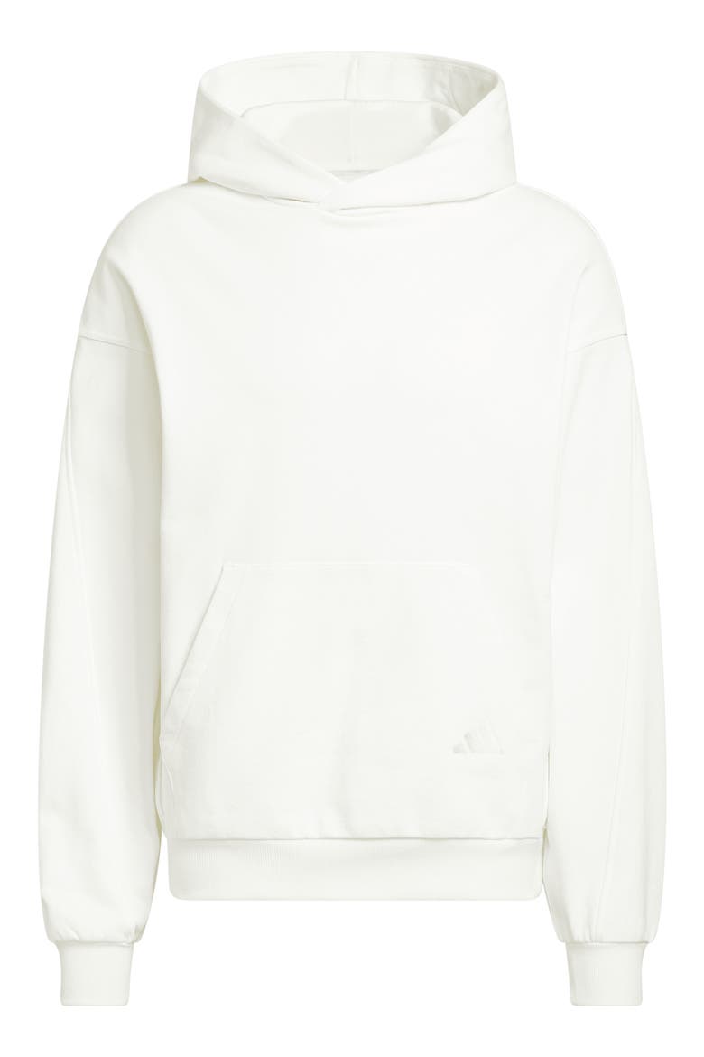Cotton Fleece Hoodie, Alternate, color, OFF WHITE