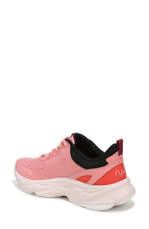 Ryka Women's Rezorb Max Lace Up Walking Sneakers In Pink