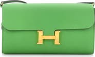 Pre-Owned Hermes Constance To Go Wallet Epsom
