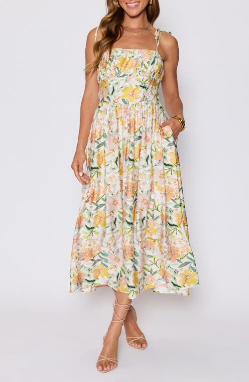Vici Collection Emory Floral Sundress In Multi
