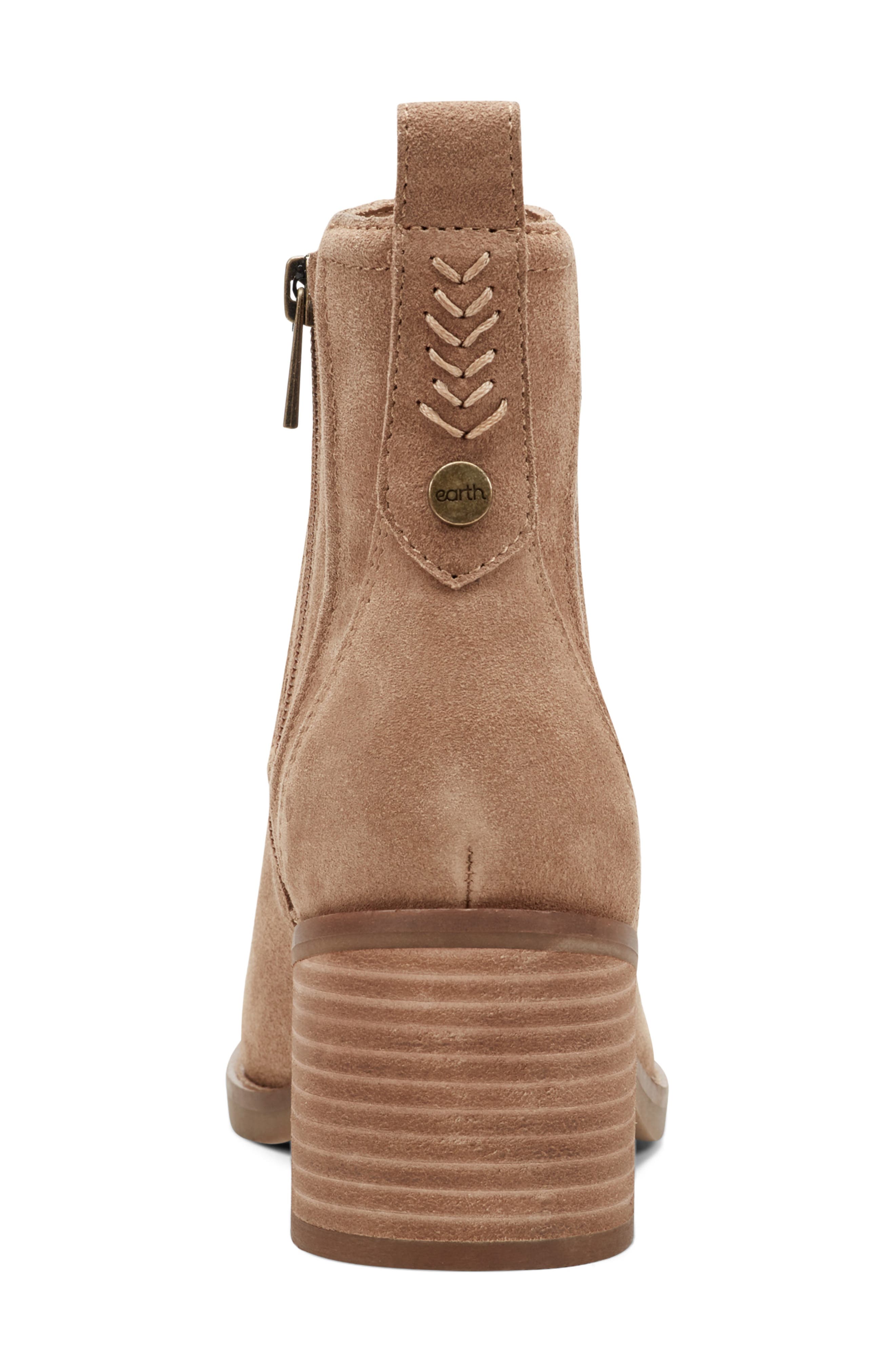 Cassi Side Zip Boot, Alternate, color, MEDIUM BROWN SUEDE